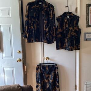 Harve Bernard, by Bernard Holtzman Three piece (Skirt) Suit.